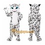 White Leopard Mascot Costume