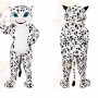 White Leopard Mascot Costume