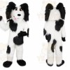 Black White Dog Mascot Costume