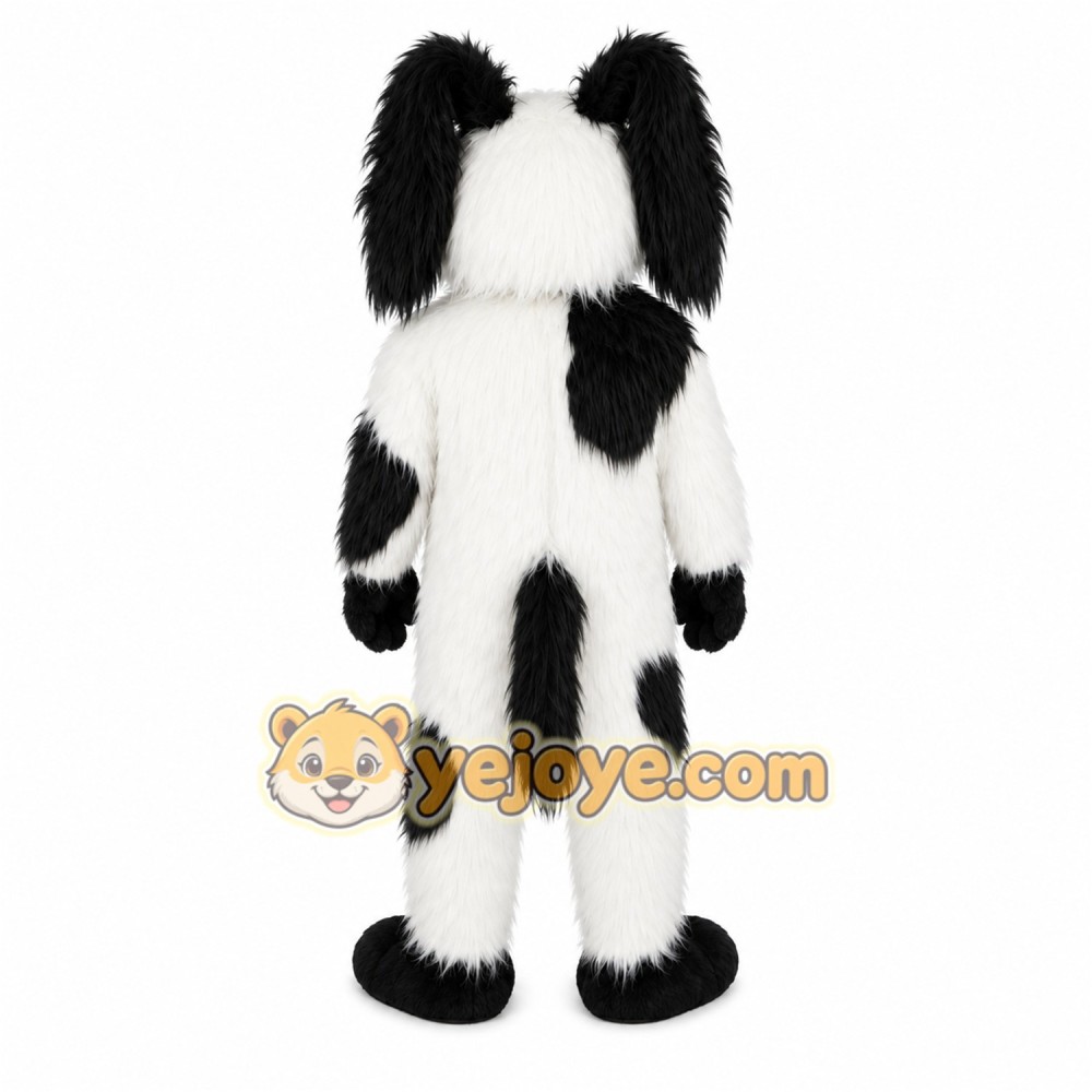 Black White Dog Mascot Costume Black White Dog Mascot Costume