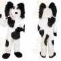 Black White Dog Mascot Costume
