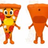 Pizza Slice Mascot Costume