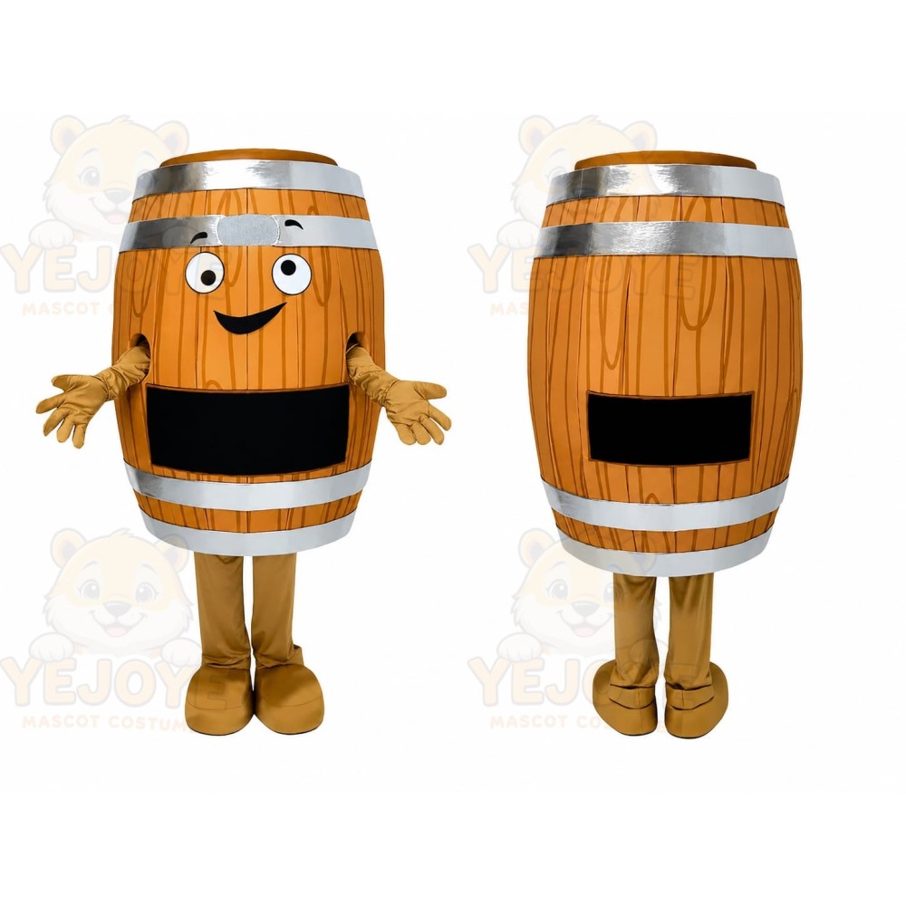 Wine Barrel Mascot Costume