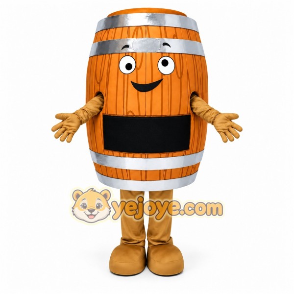 Wine Barrel Mascot Costume