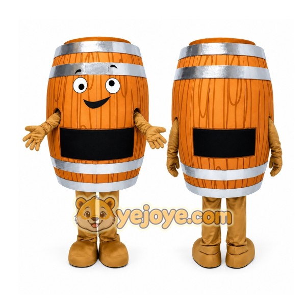 Wine Barrel Mascot Costume