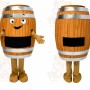Wine Barrel Mascot Costume