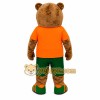 Bear Orange Shirt Mascot Costume Bear Orange Shirt Mascot Costume