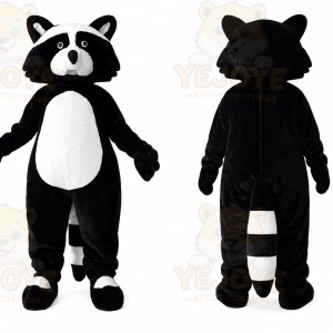 Black Raccoon Mascot Costume