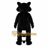 Black Raccoon Mascot Costume Black Raccoon Mascot Costume