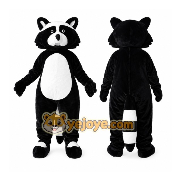 Black Raccoon Mascot Costume