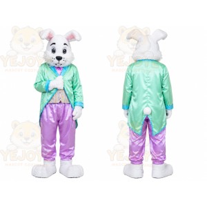 White Rabbit Tracksuit Mascot Costume