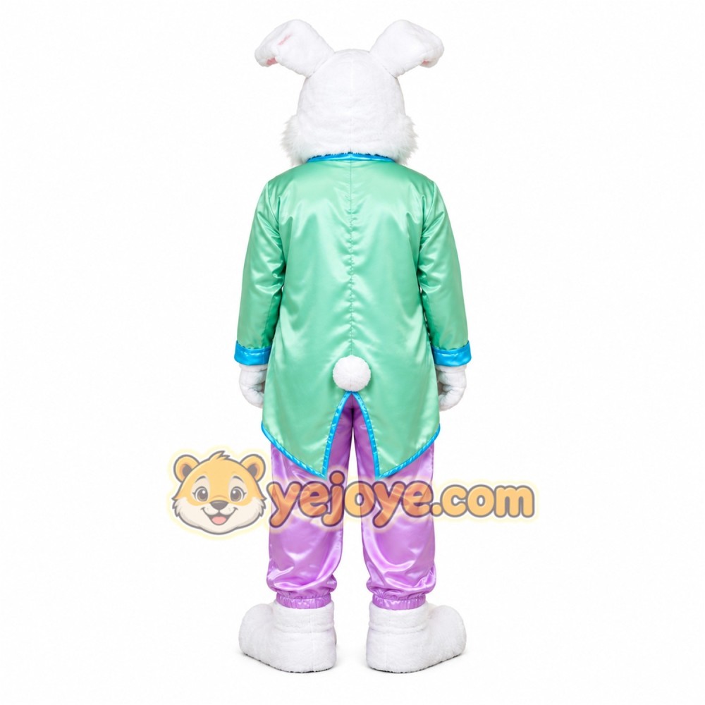 White Rabbit Tracksuit Mascot Costume
