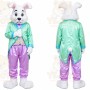 White Rabbit Tracksuit Mascot Costume