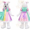 White Rabbit Dress Mascot Costume