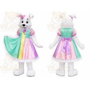 White Rabbit Dress Mascot Costume