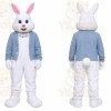 White Rabbit Scarf Mascot Costume