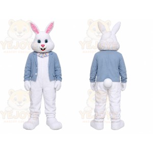 White Rabbit Scarf Mascot Costume