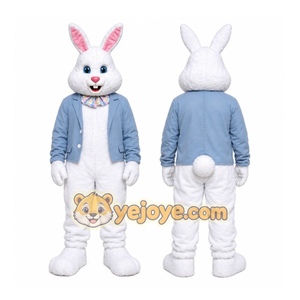 White Rabbit Scarf Mascot Costume