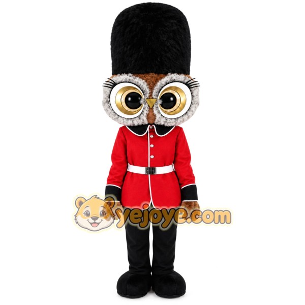 Soldier Owl Mascot Costume
