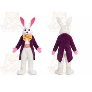 Purple Rabbit Mascot Costume
