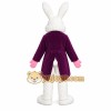 Purple Rabbit Mascot Costume Purple Rabbit Mascot Costume