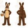 Brown Rabbit Basket Mascot Costume