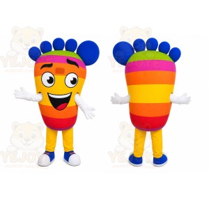 Rainbow Foot Mascot Costume