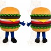 Hamburger Character Mascot Costume