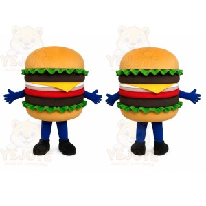 Hamburger Character Mascot Costume