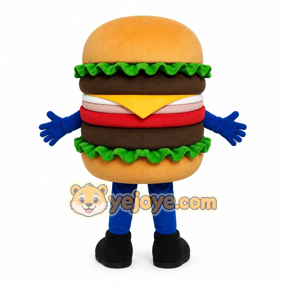 Hamburger Character Mascot Costume