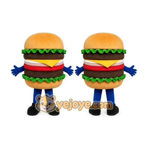 Hamburger Character Mascot Costume