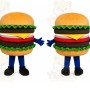 Hamburger Character Mascot Costume