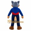 Blue Wolf Vest Mascot Costume Blue Wolf Vest Mascot Costume