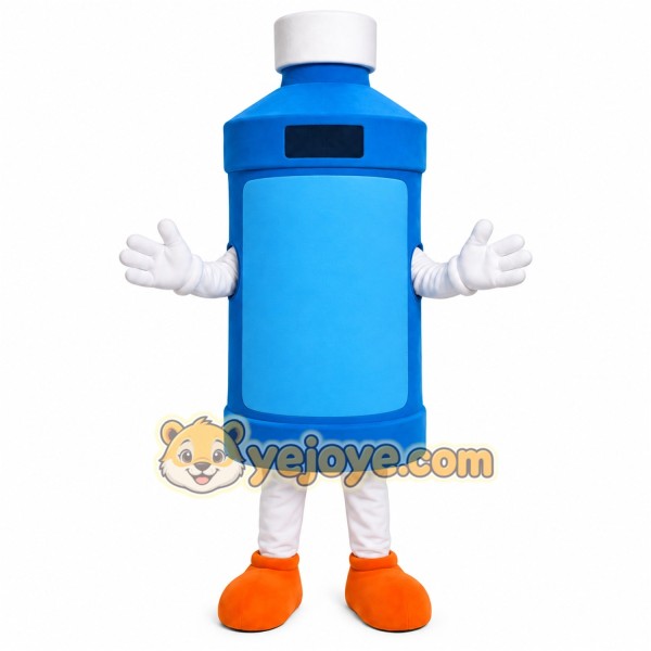 Blue Bottle Mascot Costume