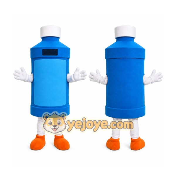Blue Bottle Mascot Costume