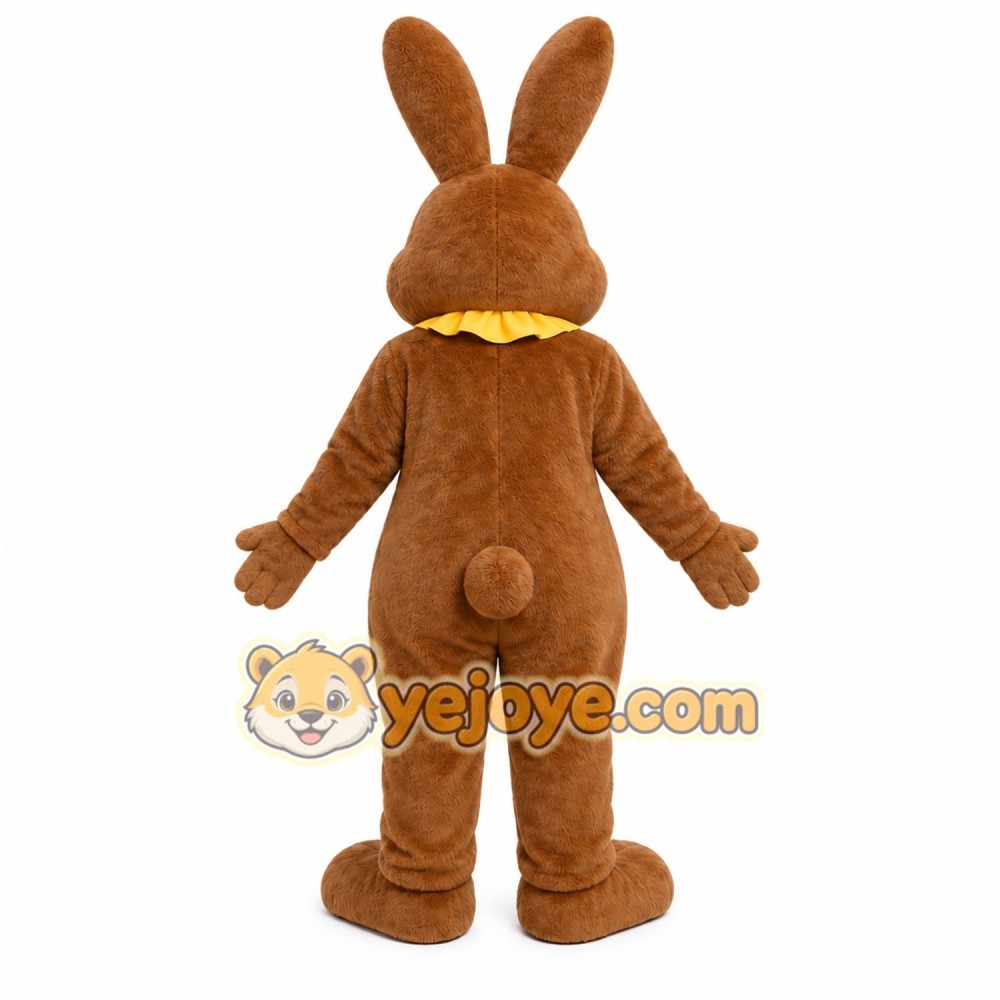 Brown Rabbit Mascot Costume Brown Rabbit Mascot Costume