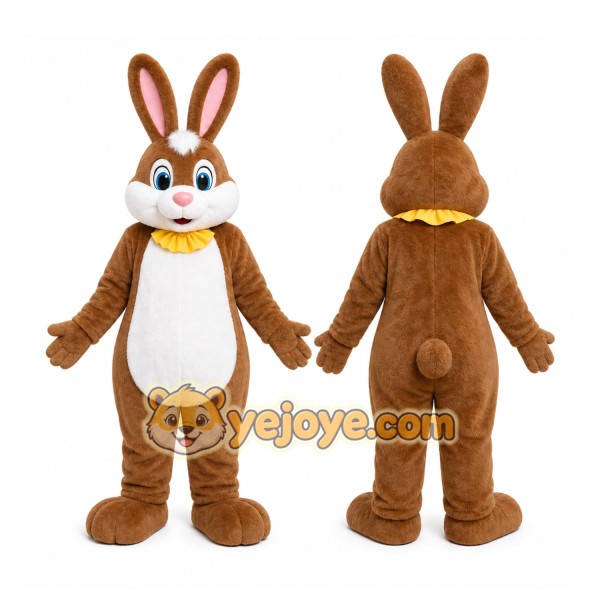 Brown Rabbit Mascot Costume