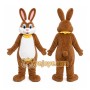 Brown Rabbit Mascot Costume
