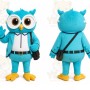 Blue Owl Mascot Costume