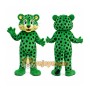 Green Leopard Mascot Costume