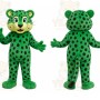 Green Leopard Mascot Costume