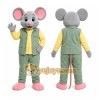 Gray Mouse Vest Mascot Costume