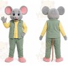 Gray Mouse Vest Mascot Costume