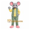 Gray Mouse Vest Mascot Costume
