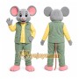 Gray Mouse Vest Mascot Costume
