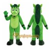 Green Horse Mascot Costume Green Horse Mascot Costume