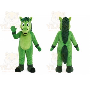 Green Horse Mascot Costume