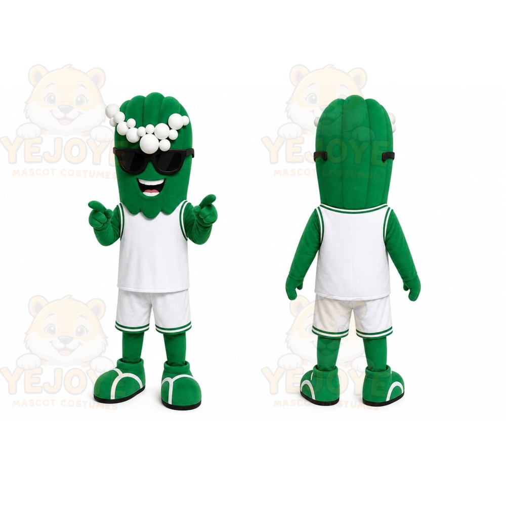 Sports Green Wave Mascot Costume