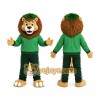 Green Lion Mascot Costume
