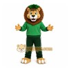 Green Lion Mascot Costume